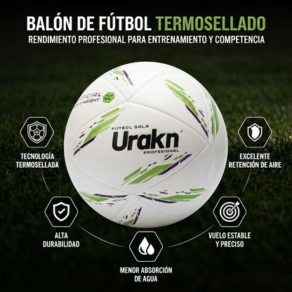 Balón Profesional de Fútbol Sala - Urakn Futbol 5 Sintética