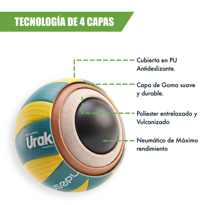 Balón de Voleibol Profesional - Urakn