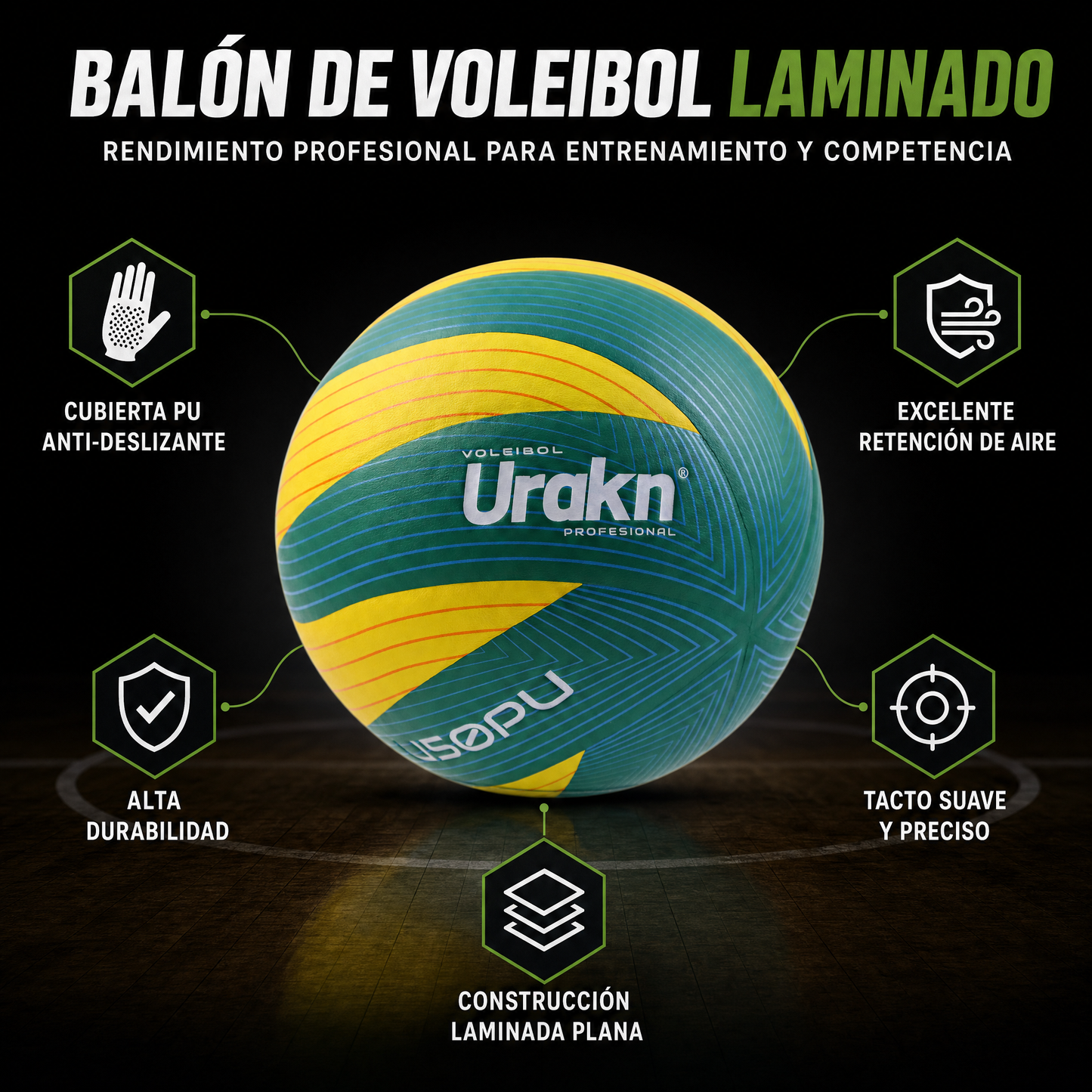 Balón de Voleibol Profesional - Urakn